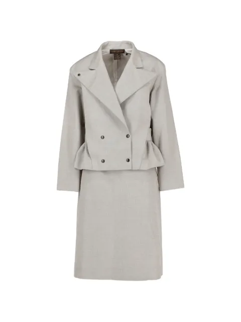 Louis Vuitton Pre-Owned double-breasted-jacket and skirt set