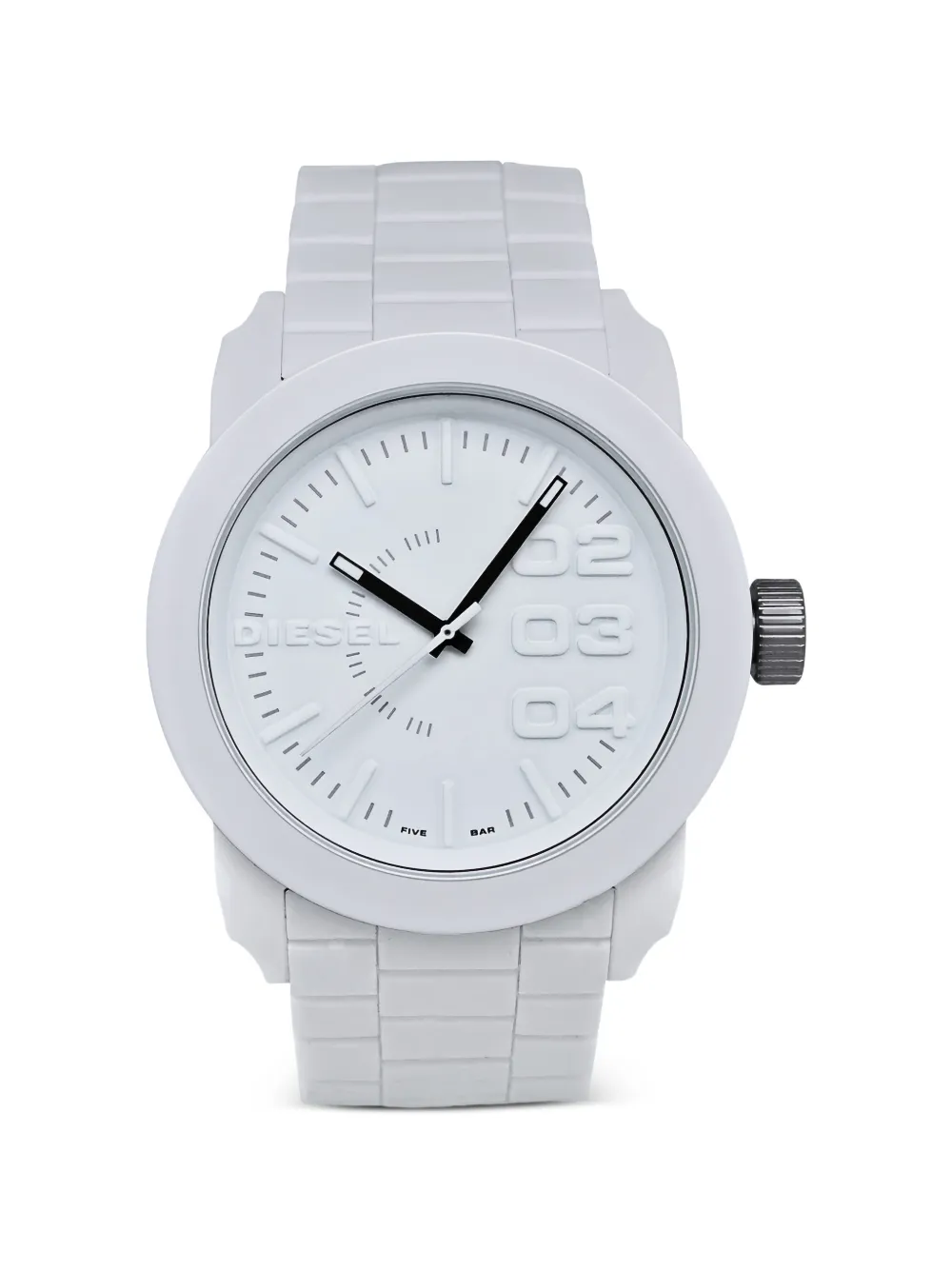 Diesel logo-embellishment 44mm watch - Bianco