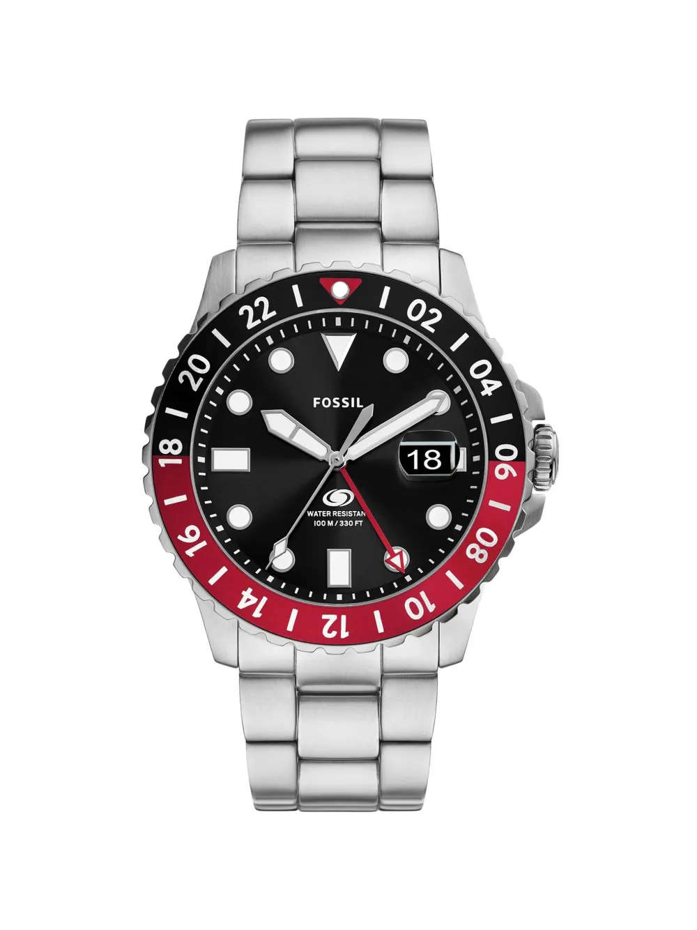 FOSSIL Blue GMT 46mm watch - Nero