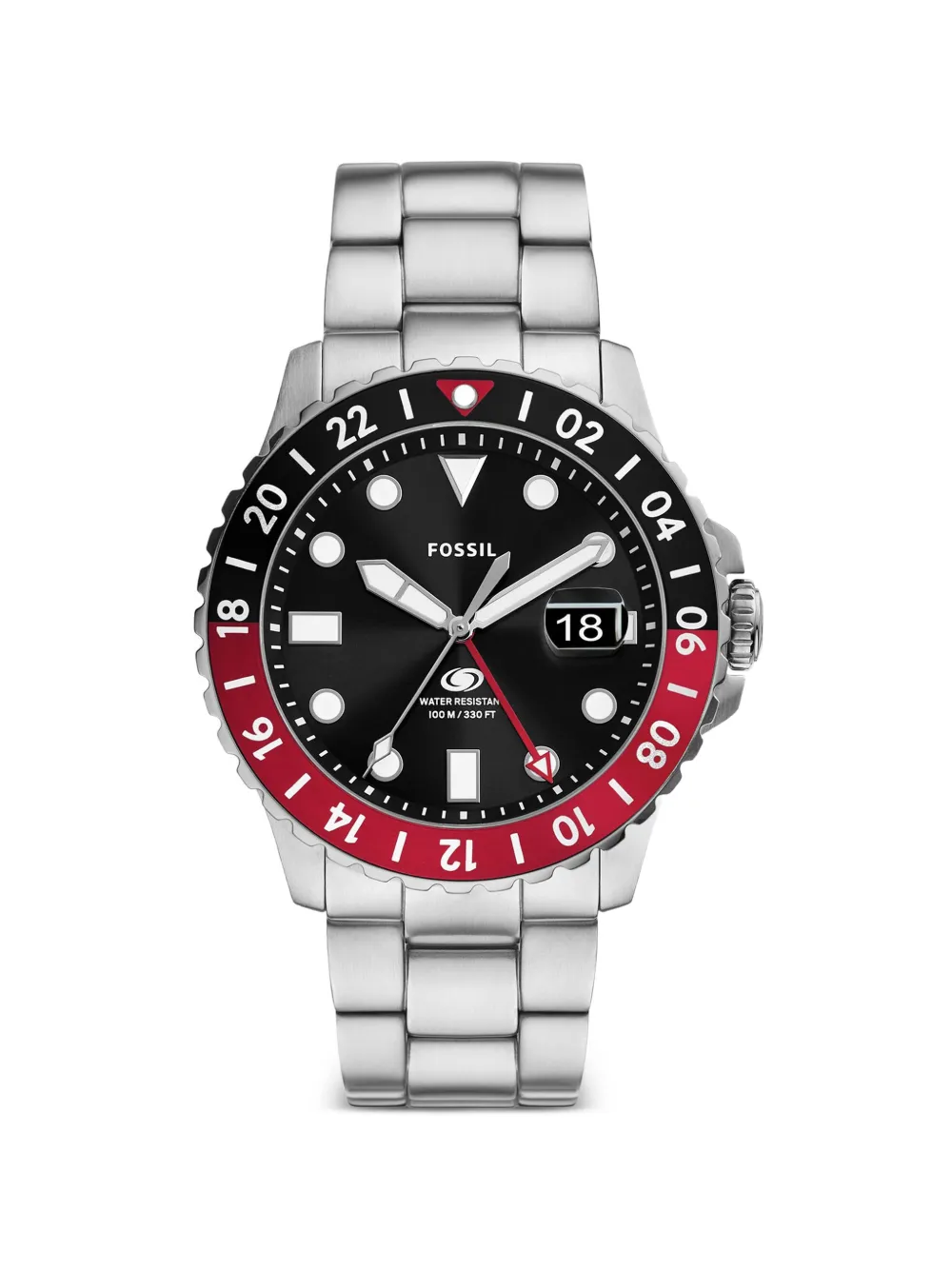FOSSIL Blue GMT 46mm watch - Nero