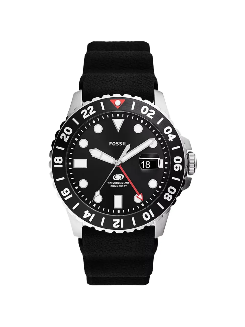FOSSIL GMT 46mm watch - Nero