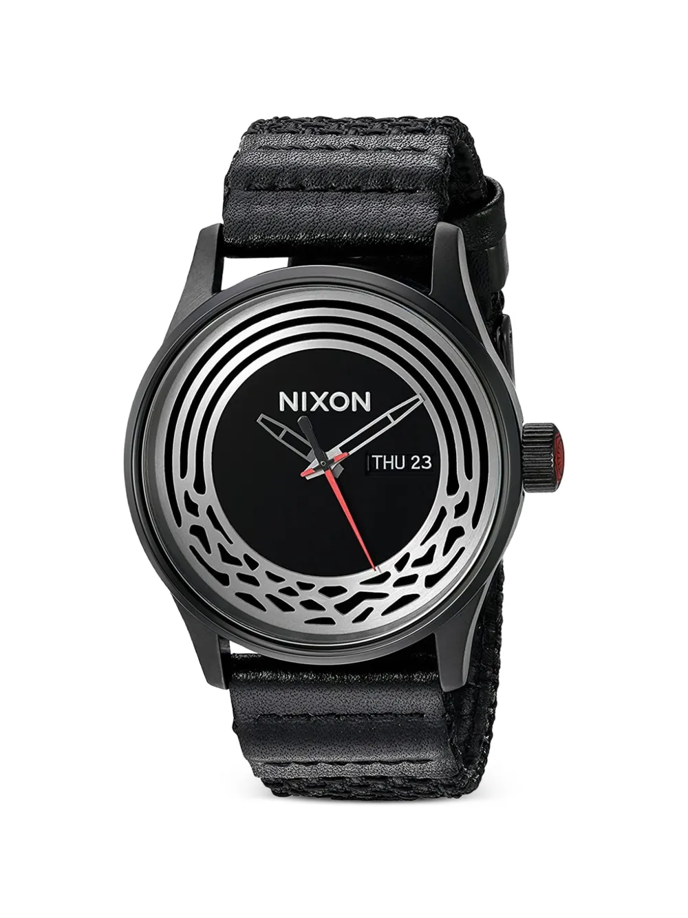 Nixon x Stars Wars Sentry Kylo Ren 42mm watch - Nero