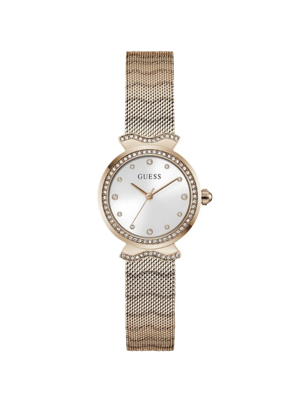 GUESS USA round-shape 28mm watch - Argento