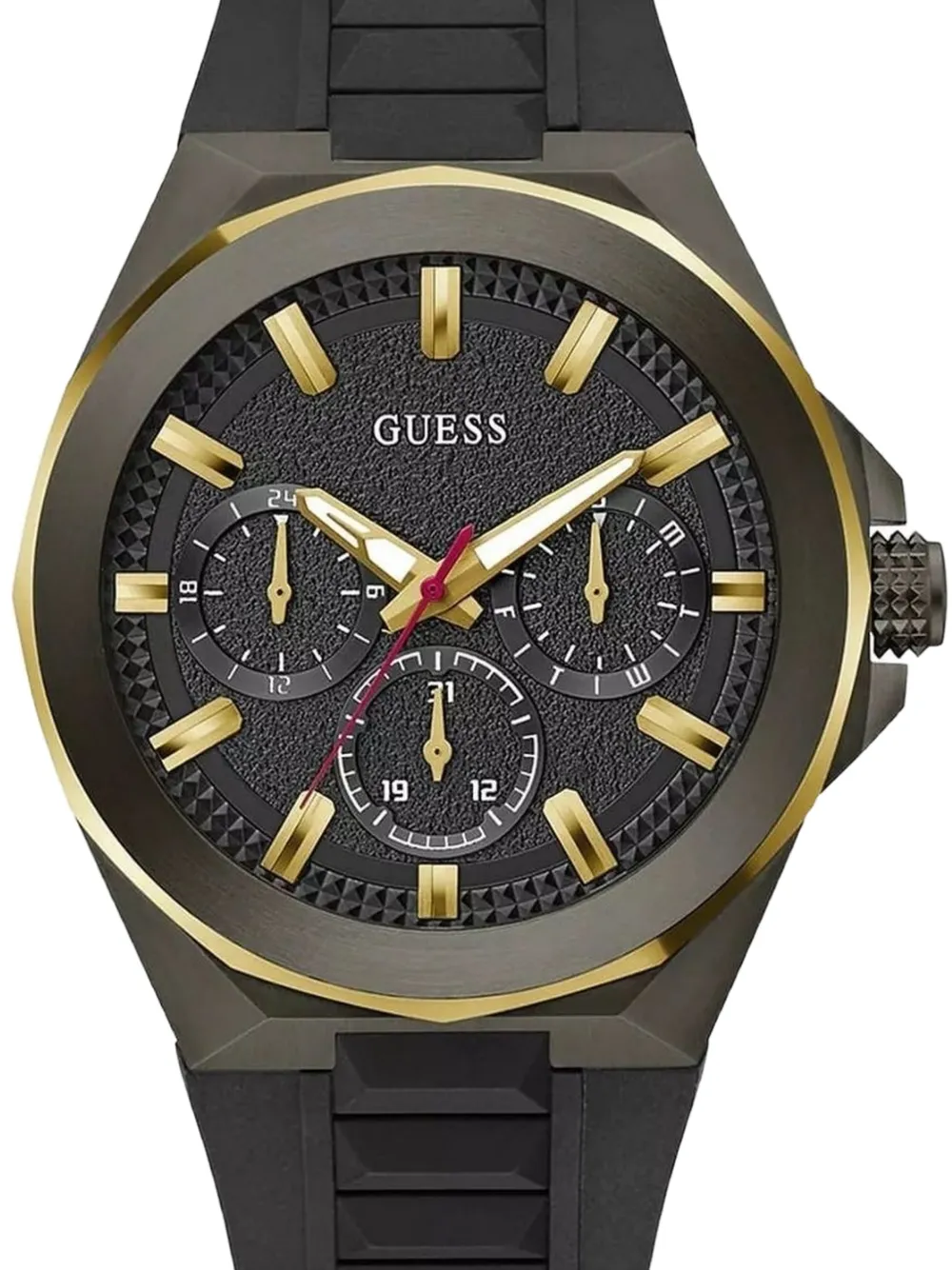  Guess Usa Reloj De 46 Mm Con Forma Redonda - Negro 