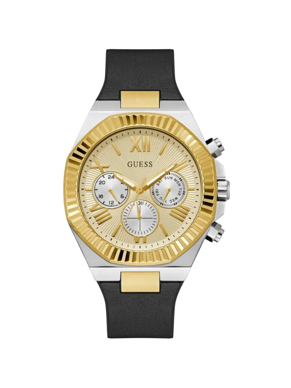 GUESS USA round-shape 44mm watch - Oro