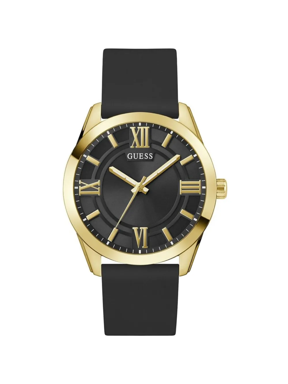 GUESS USA round-shape 44mm watch - Nero