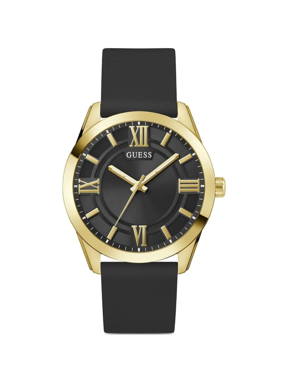 GUESS USA round-shape 44mm watch - Nero