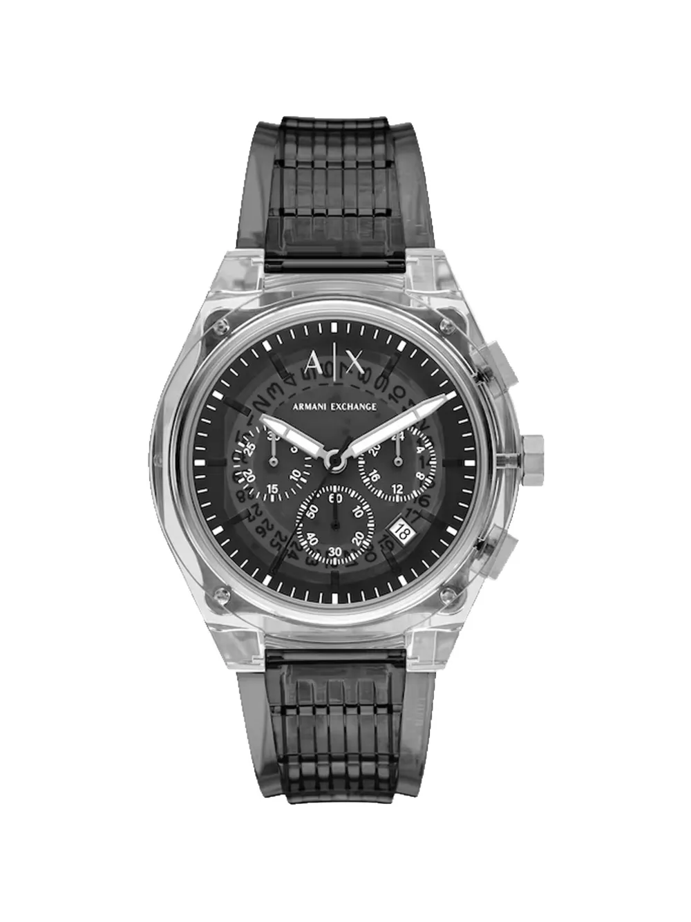 Armani Exchange chronograph 44mm watch - Grigio