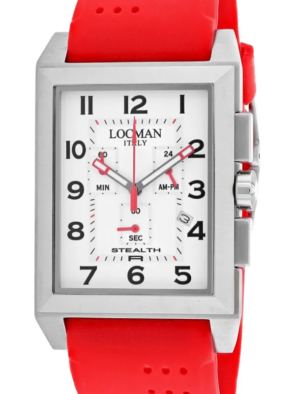 Locman Italy Stealth 22mm Watch | White | FARFETCH