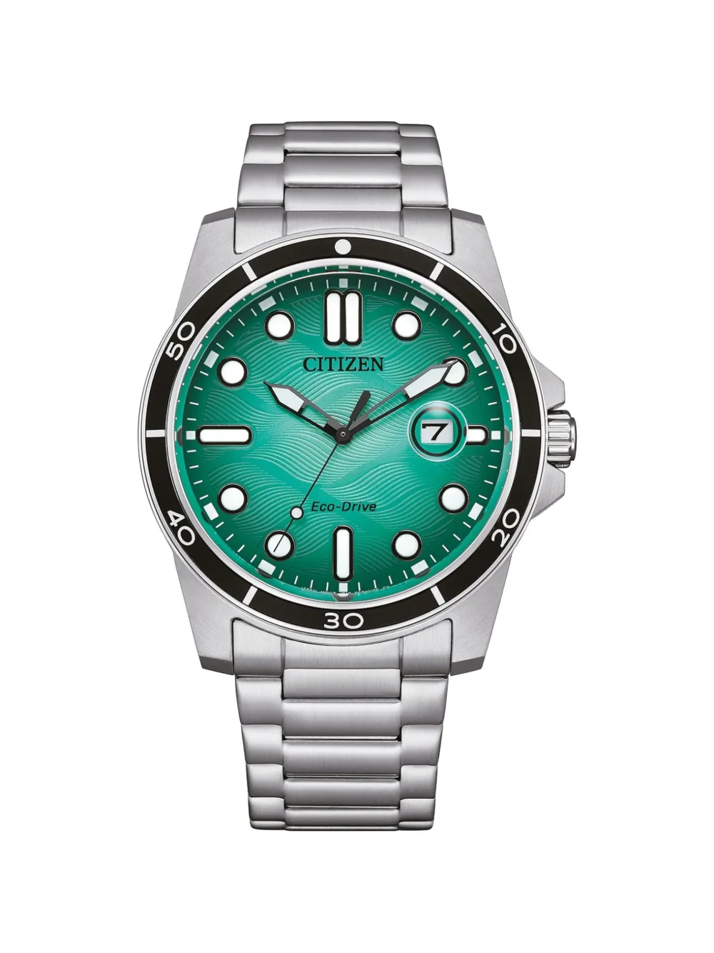 Citizens of Humanity Marine 1810 41.5mm wave-pattern watch - Verde