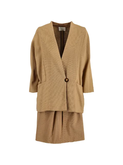 Agnona Vintage two-piece cotton suit