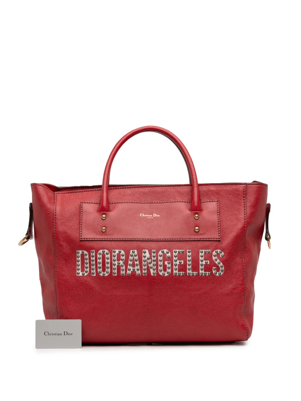 ディオールまとめ売り Christian Dior Pre-Owned 2017 スタッズ ゴートスキン ディオール