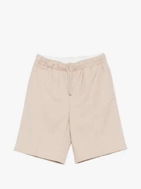Roberto Cavalli Junior drawstring logo-patch shorts