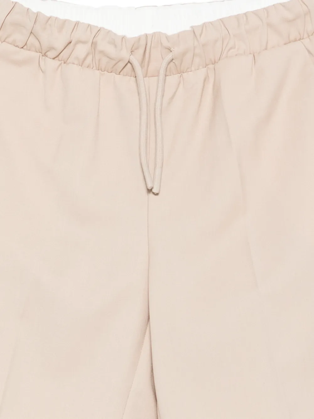 Roberto Cavalli Junior Shorts met trekkoord en logopatch Beige