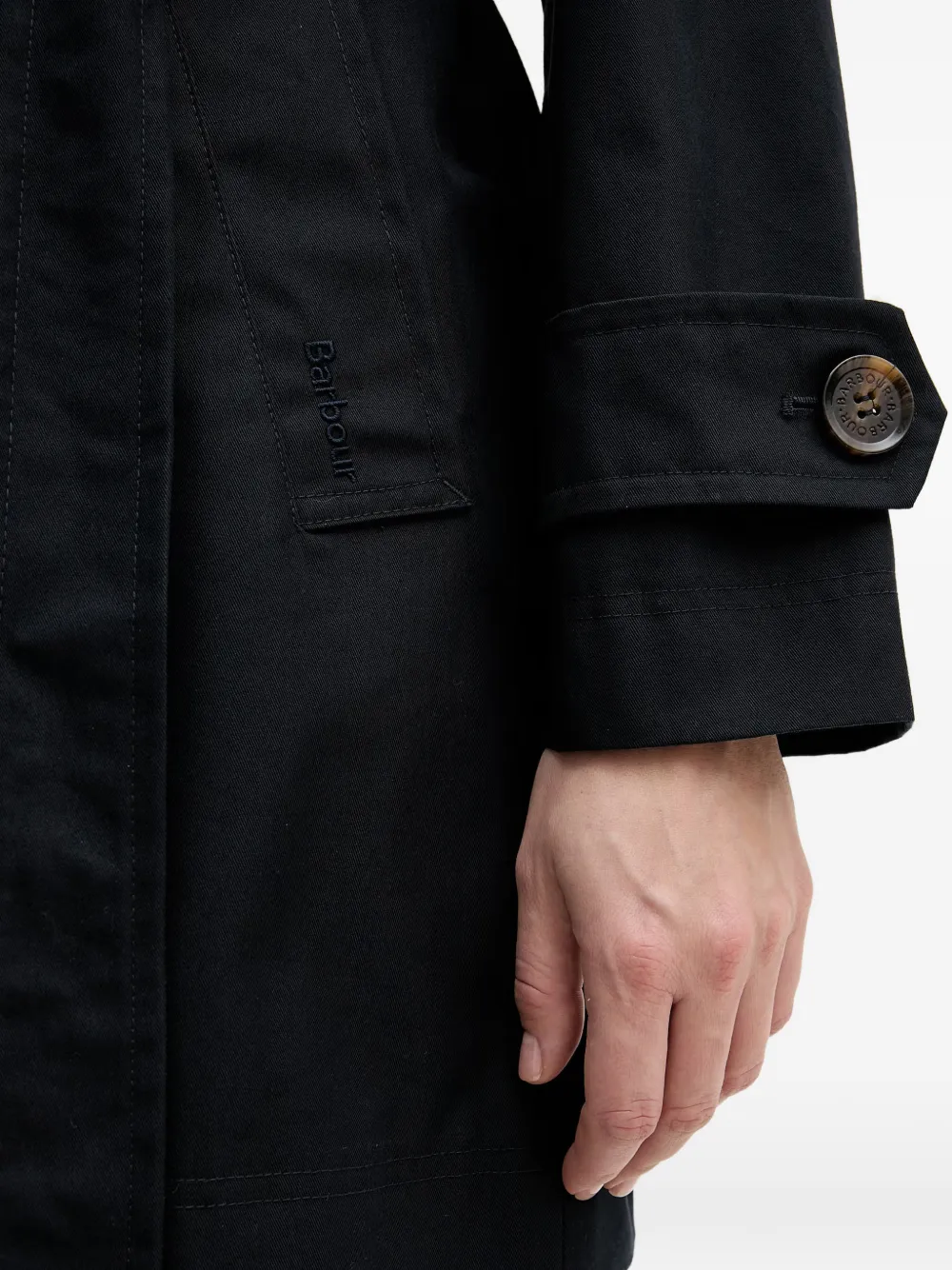 Barbour Adare trenchcoat Blauw