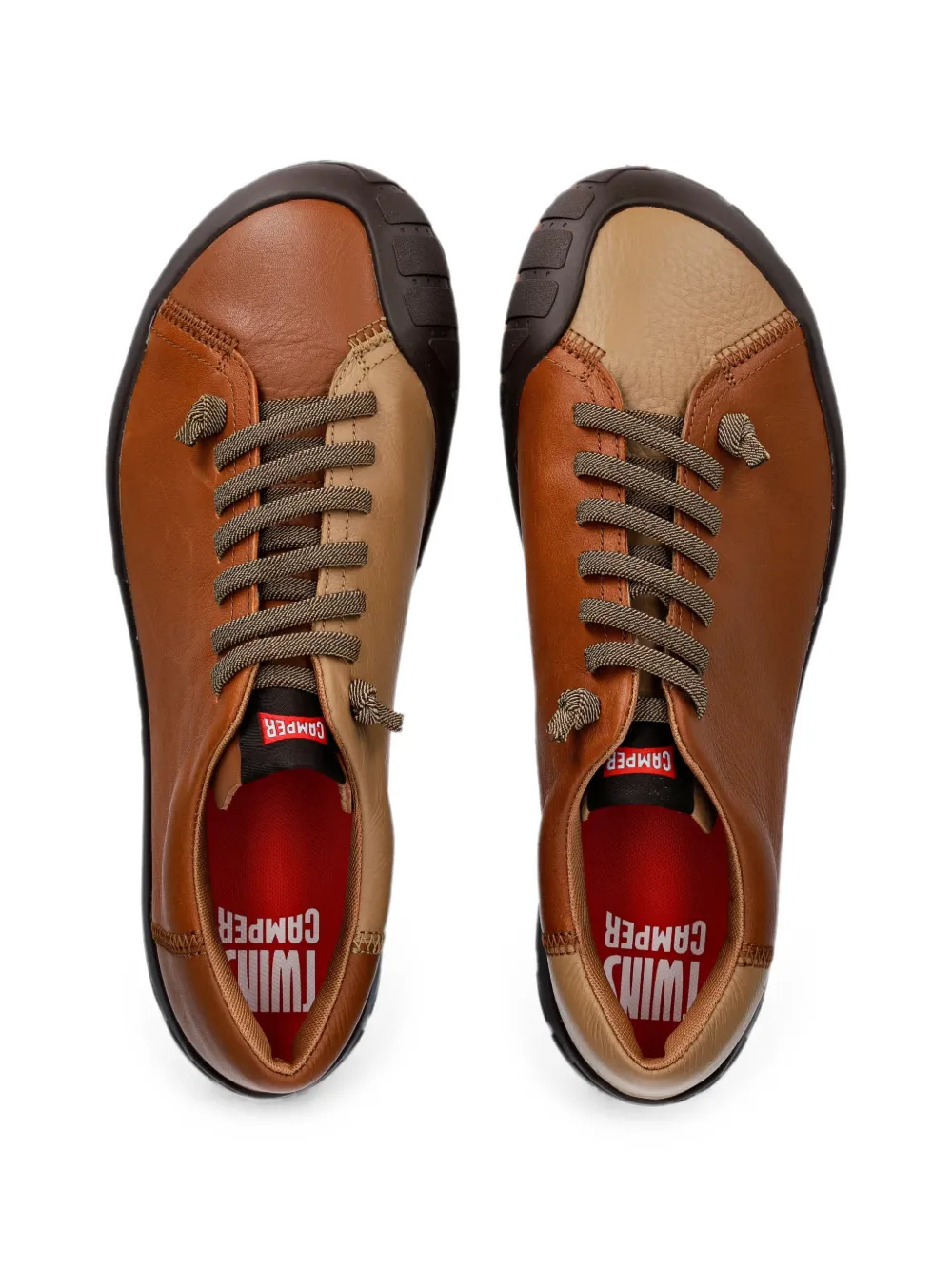 Camper Twins leather sneakers Bruin