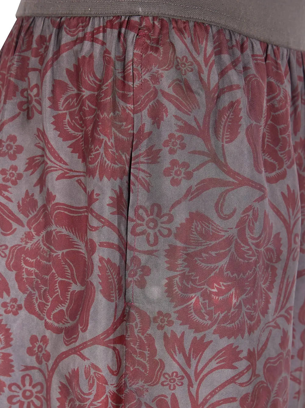 Uma Wang Broek met bloemenprint Rood