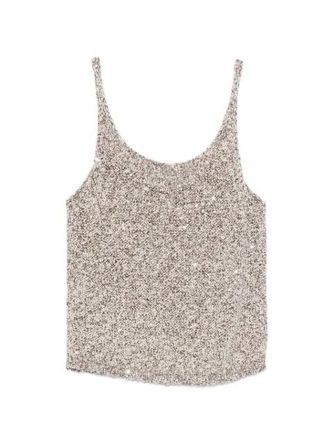 Alysi sequin-embellished top