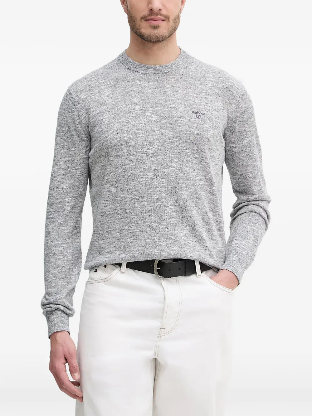 Barbour Flaxby sweater - Grigio