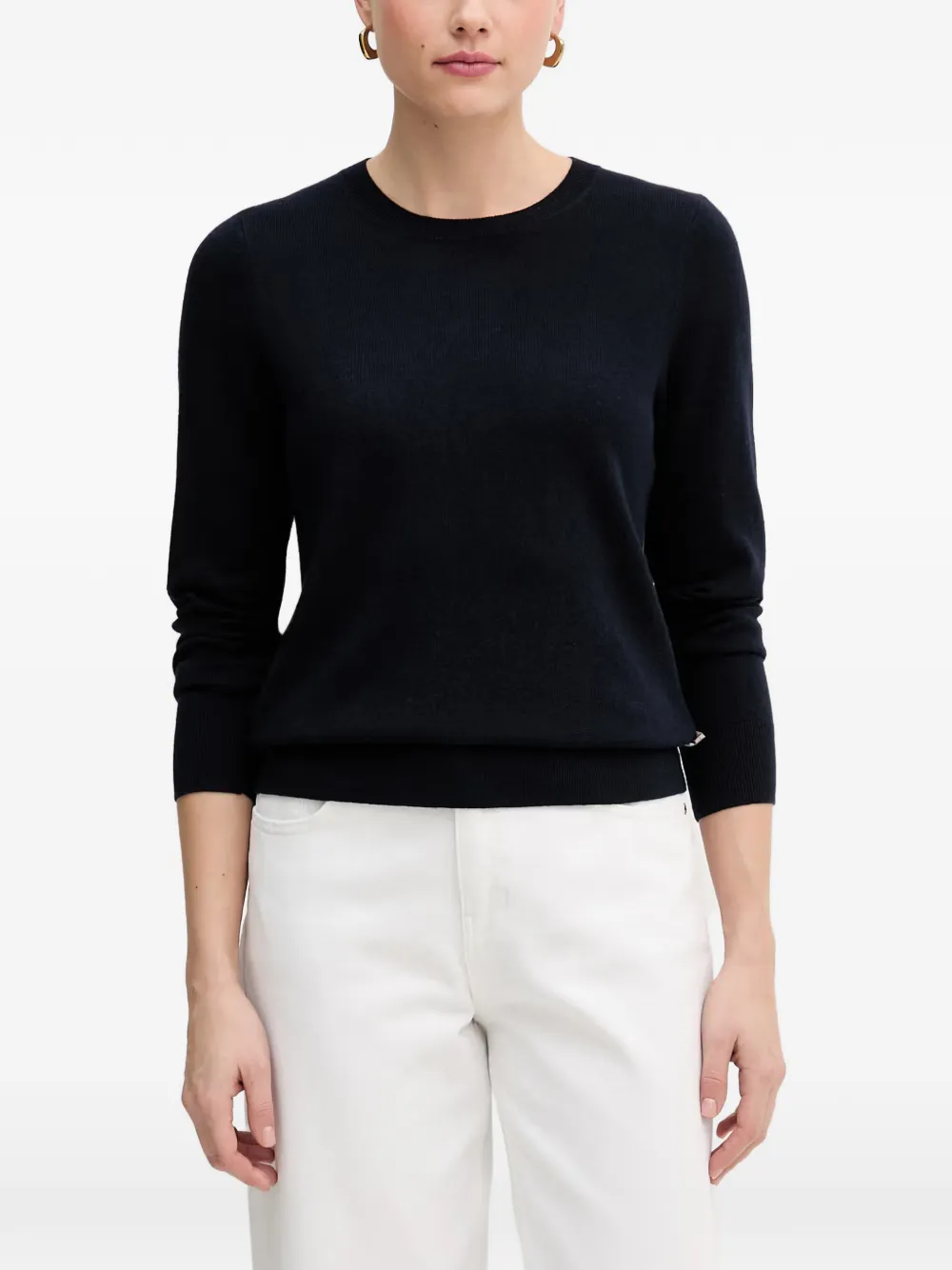 Barbour Oakley crew-neck long-sleeve sweater - Blu