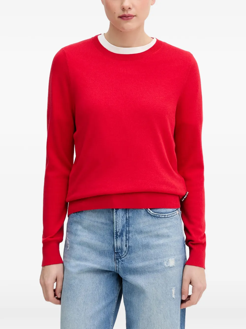 Barbour Oakley crew-neck sweater - Rosso
