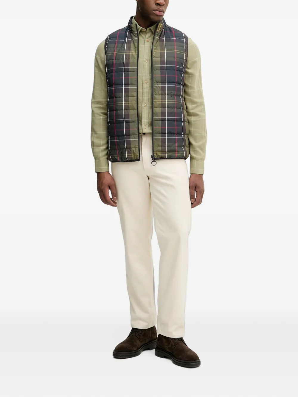 Barbour Citywell Tattersall overhemd met lange mouwen Groen