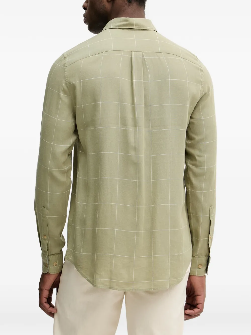 Barbour Citywell Tattersall overhemd met lange mouwen Groen
