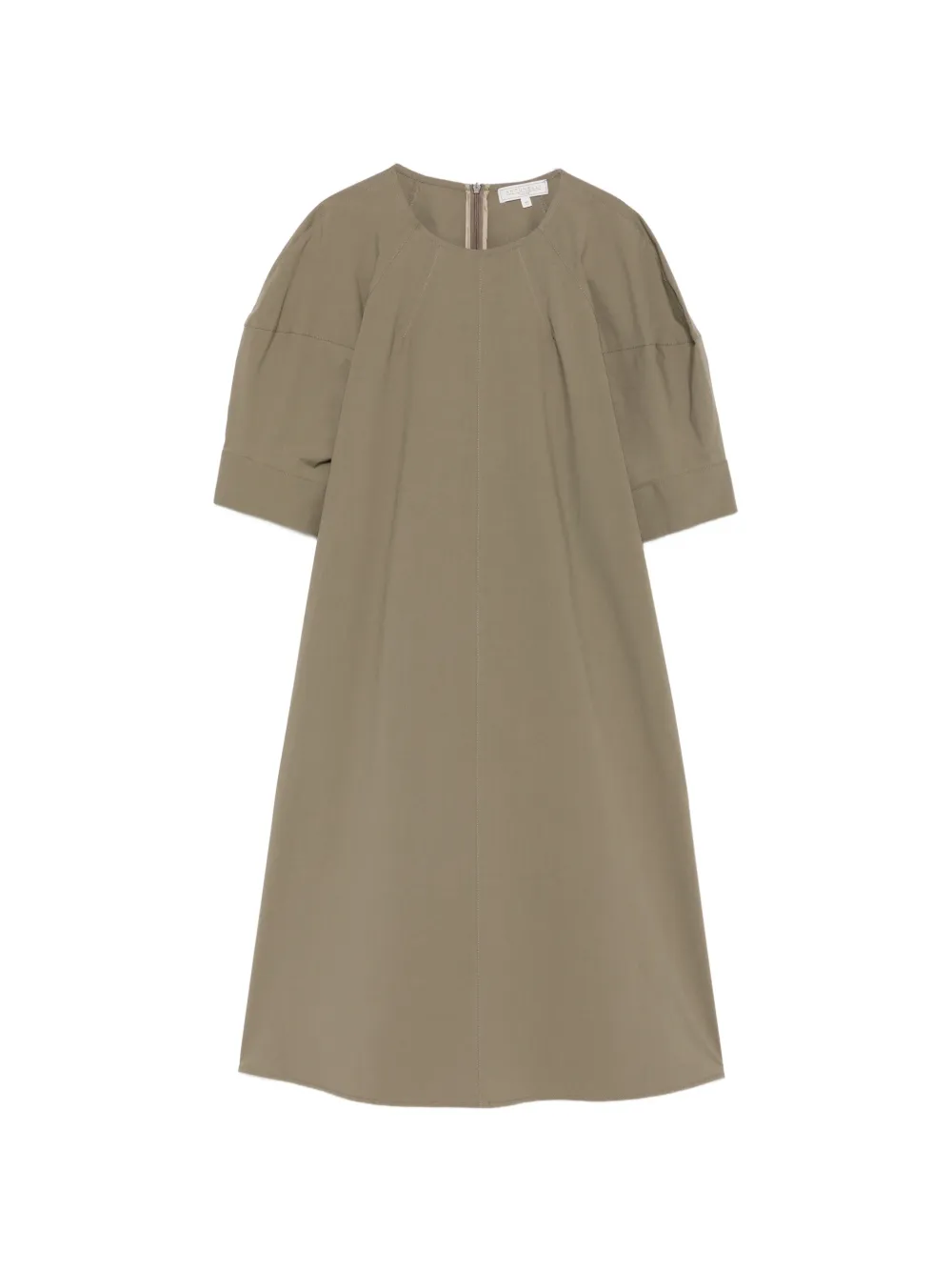 Antonelli Lee puff-sleeve dress - Verde