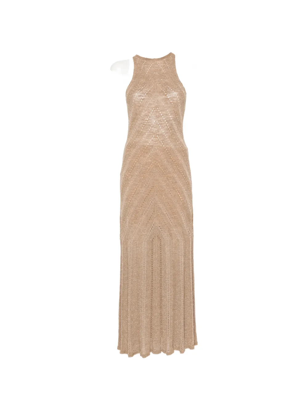 TWINSET perforated-design maxi dress - Oro