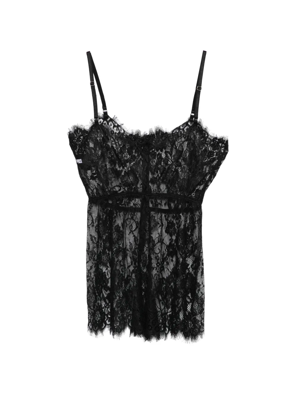 Alchemy x Lia Aram playsuit met knopen aan de voorkant Zwart