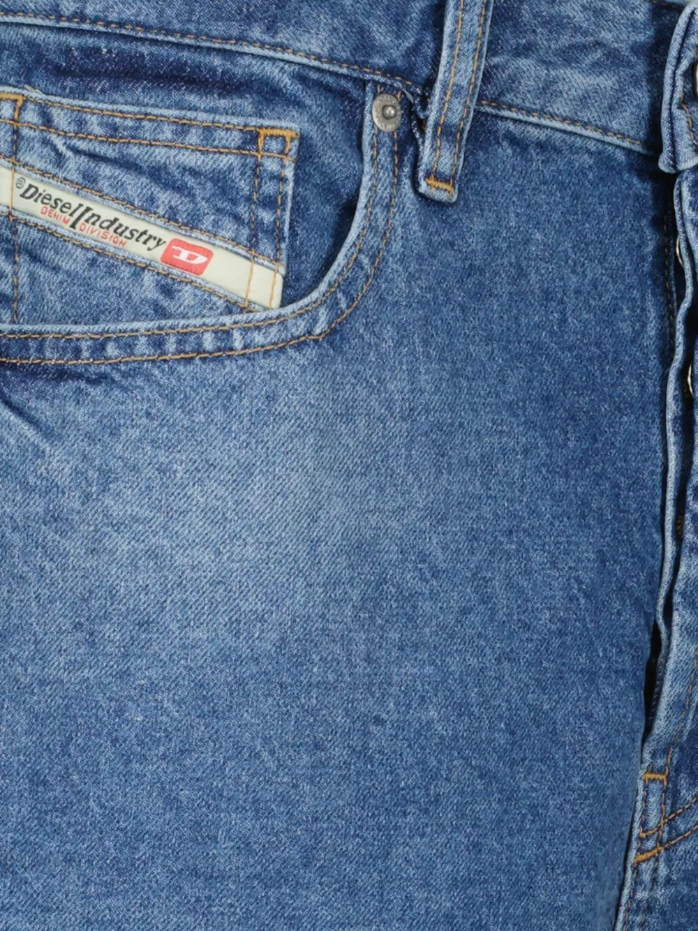 Diesel D-Sire high-waist shorts met vijf zakken Blauw