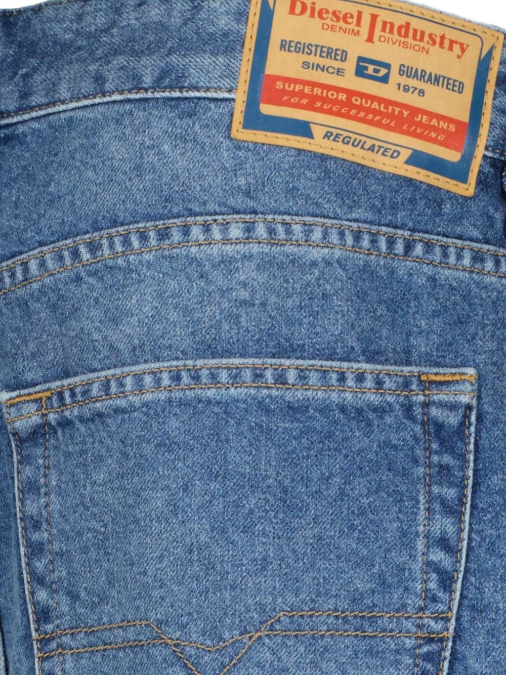 Diesel D-Sire high-waist shorts met vijf zakken Blauw