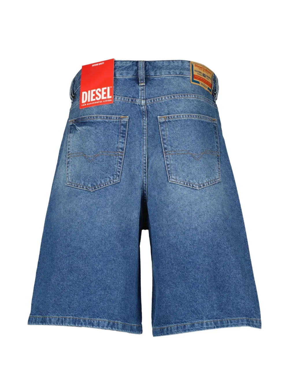 Diesel D-Sire high-waist shorts met vijf zakken Blauw