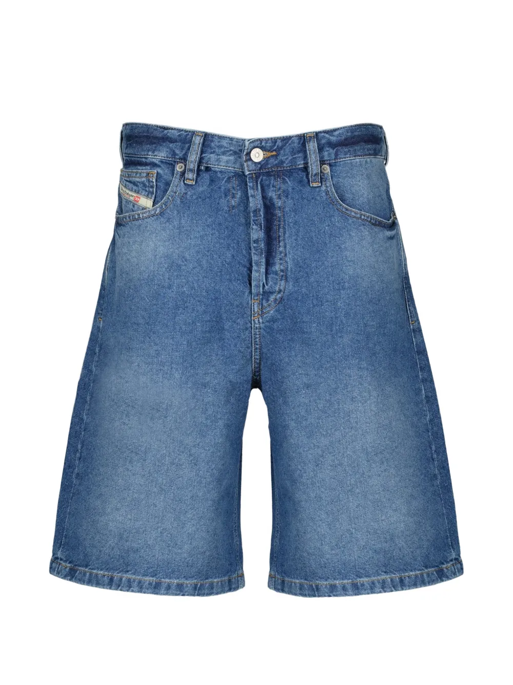 Diesel D-Sire high-waisted five-pockets shorts - Blu