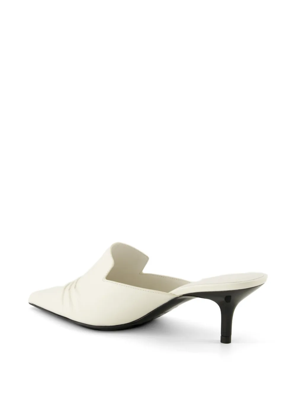 IRO Geplooide muiltjes met puntige neus Wit