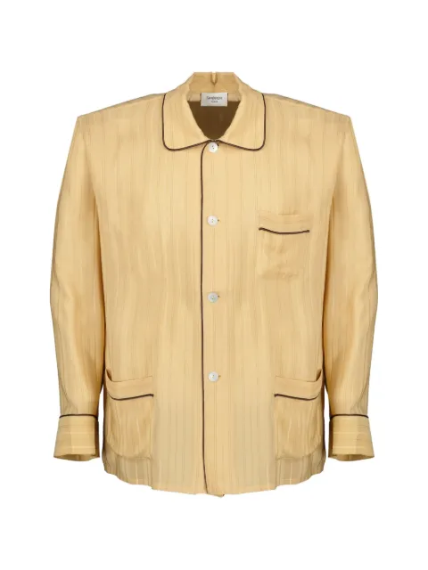 Saint Laurent chemise de pyjama à rayures