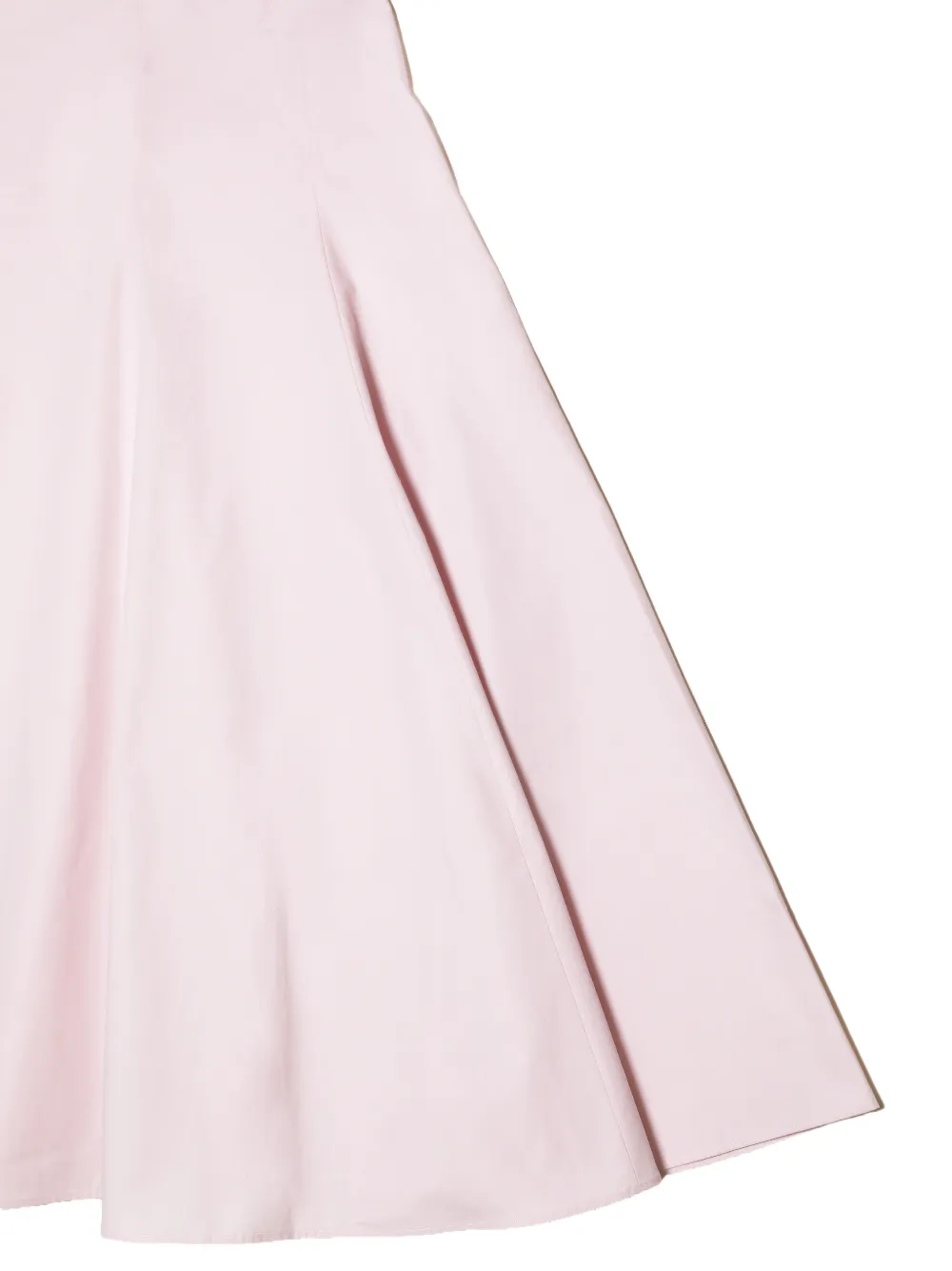 Jacquemus A-lijn midi-rok Roze