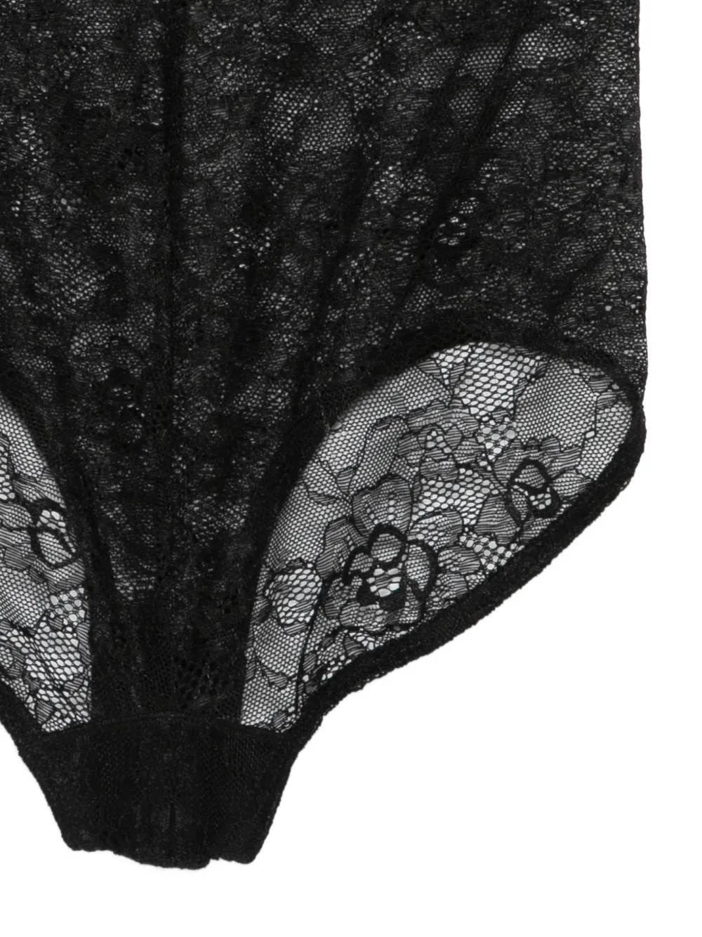 Alchemy x Lia Aram shorts met bloemenkant Zwart