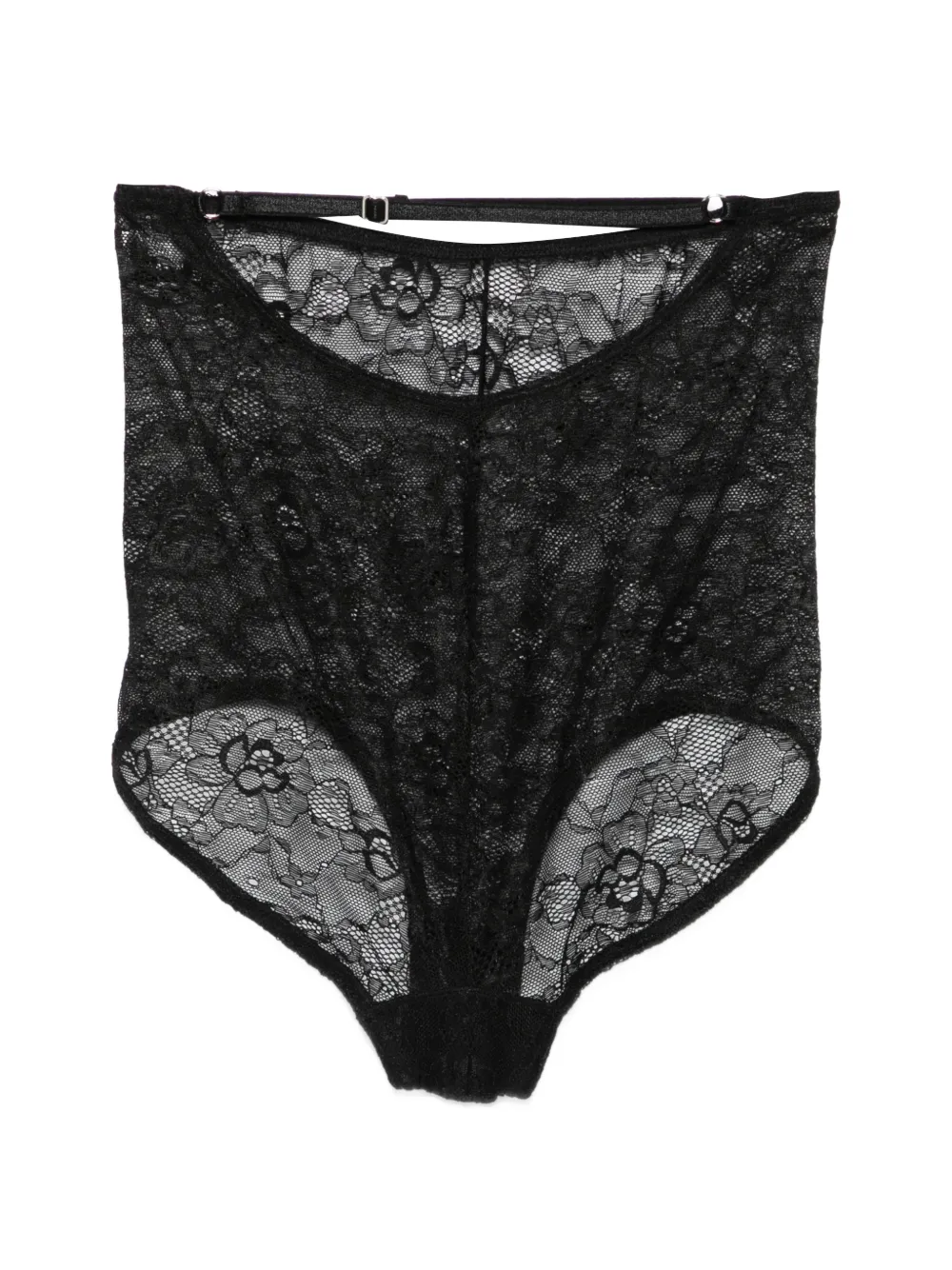 Alchemy x Lia Aram shorts met bloemenkant Zwart