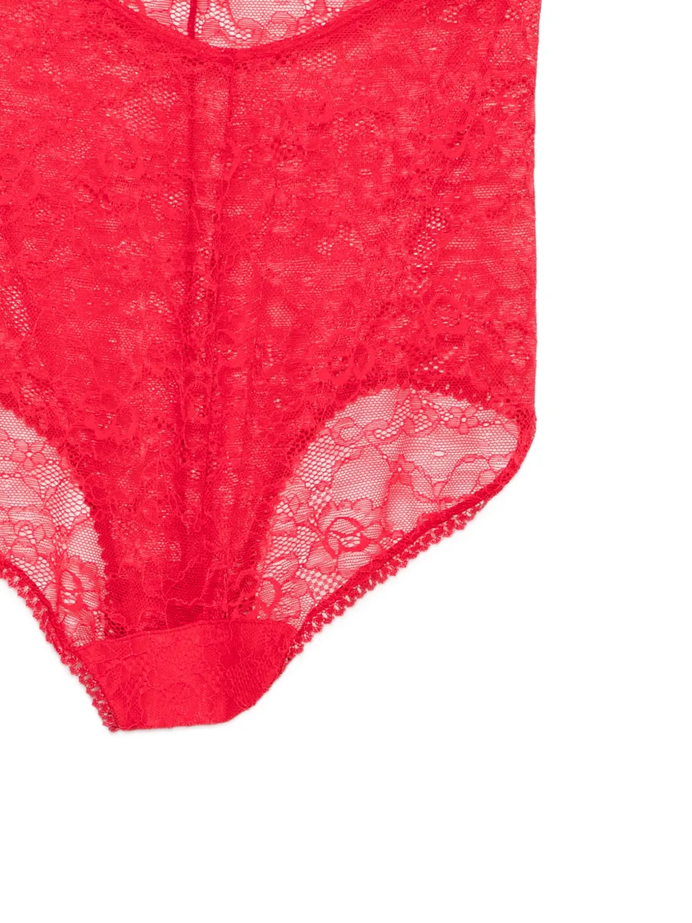 Alchemy x Lia Aram shorts met bloemenkant Rood