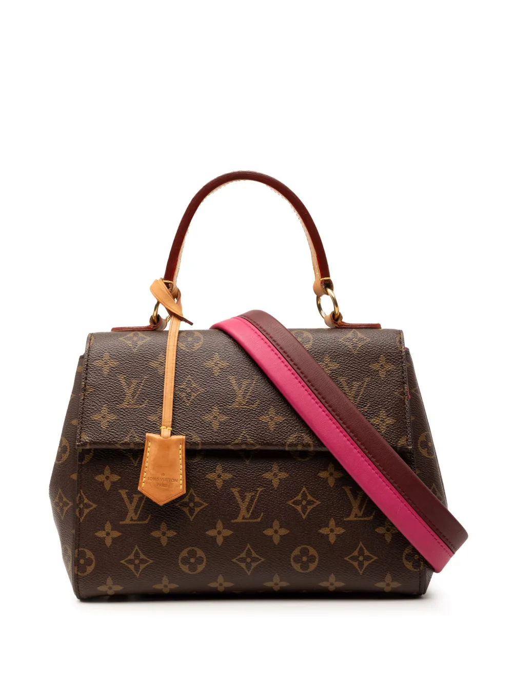 Louis Vuitton Pre-Owned 2018 Monogram Cluny BB satchel - Marrone