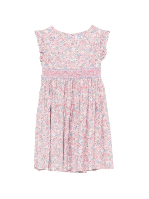 Siola floral-print smocked dress