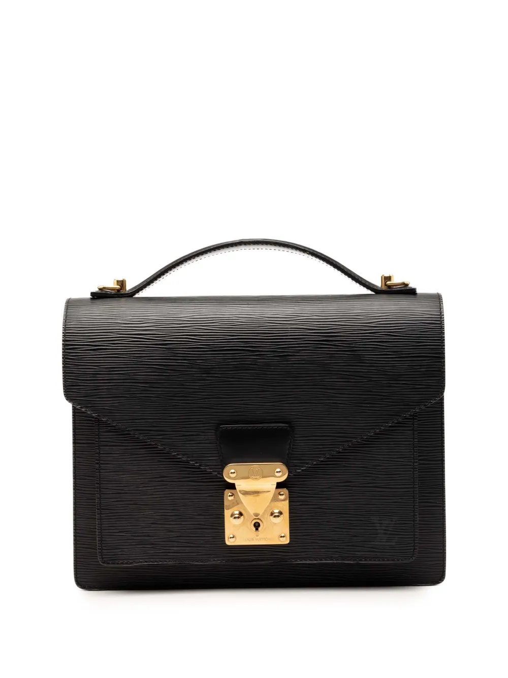 Louis Vuitton Pre-Owned 2002 Epi Monceau 28 satchel - Nero