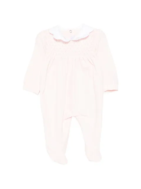 Siola smocked scalloped-collar pyjamas