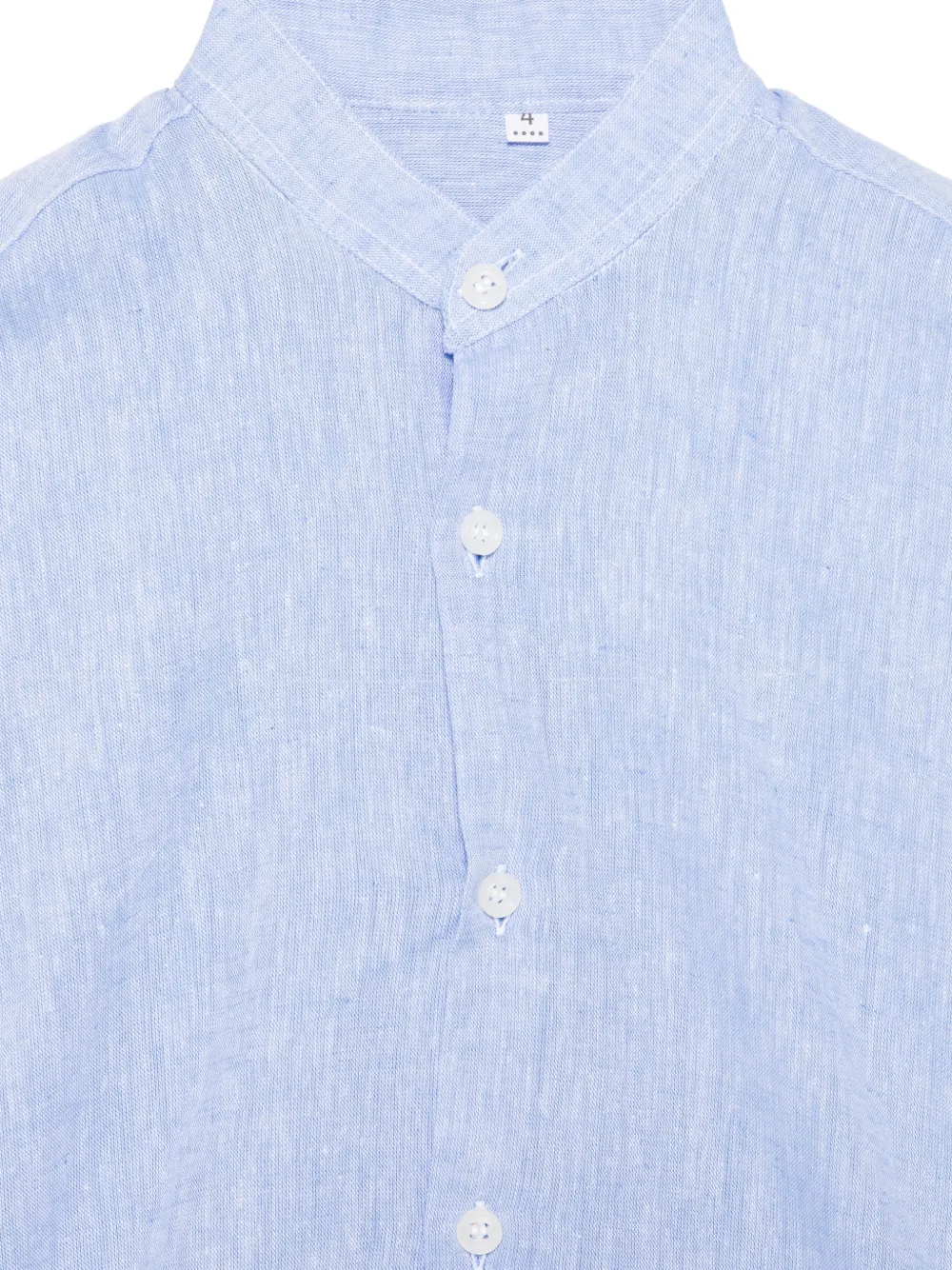 Siola Shirt met bandkraag Blauw
