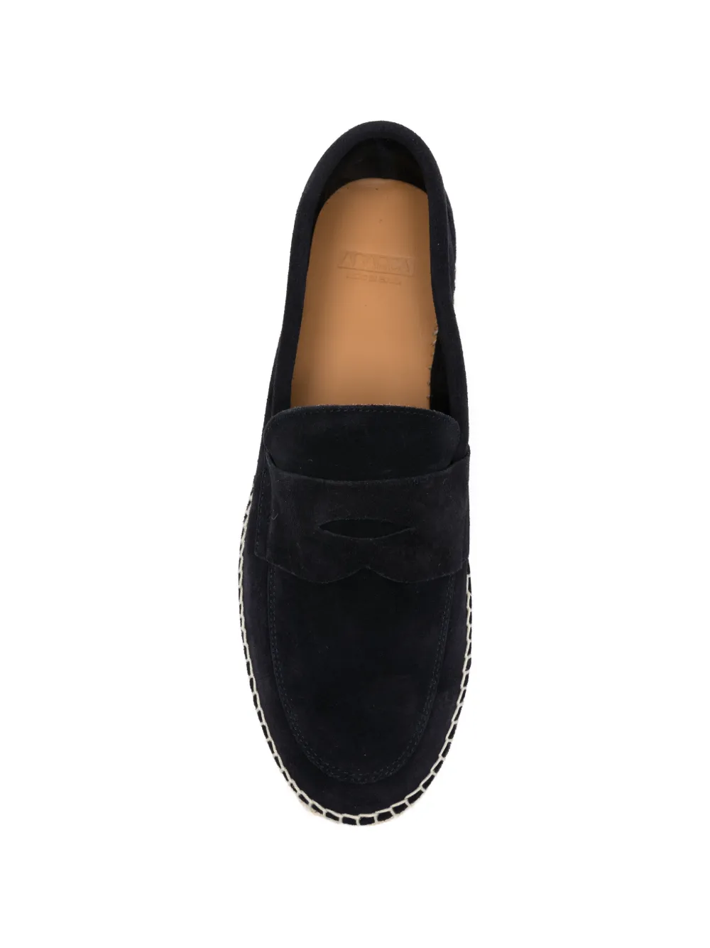 ABARCA Suède espadrilles Blauw