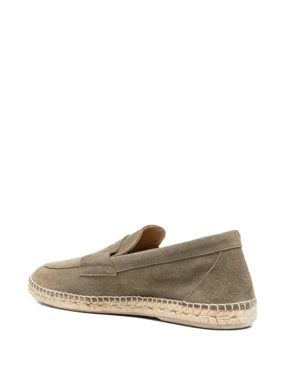 ABARCA Suède espadrilles Groen