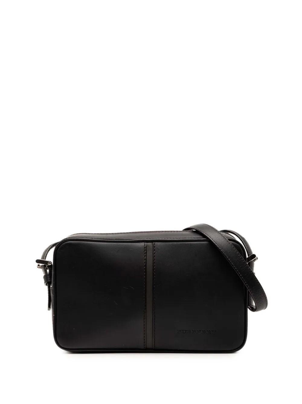 Burberry Pre-Owned 2000-2017 Leather crossbody bag - Braun