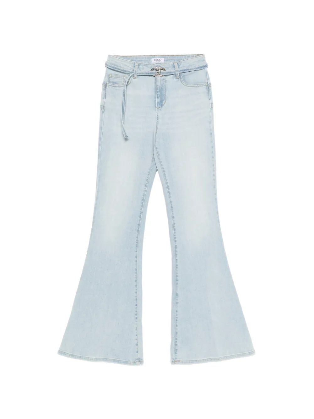 LIU JO pocket belted jeans - Blu