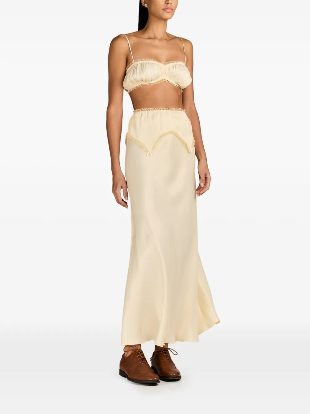 MARK-OFF Ania bustier top Beige